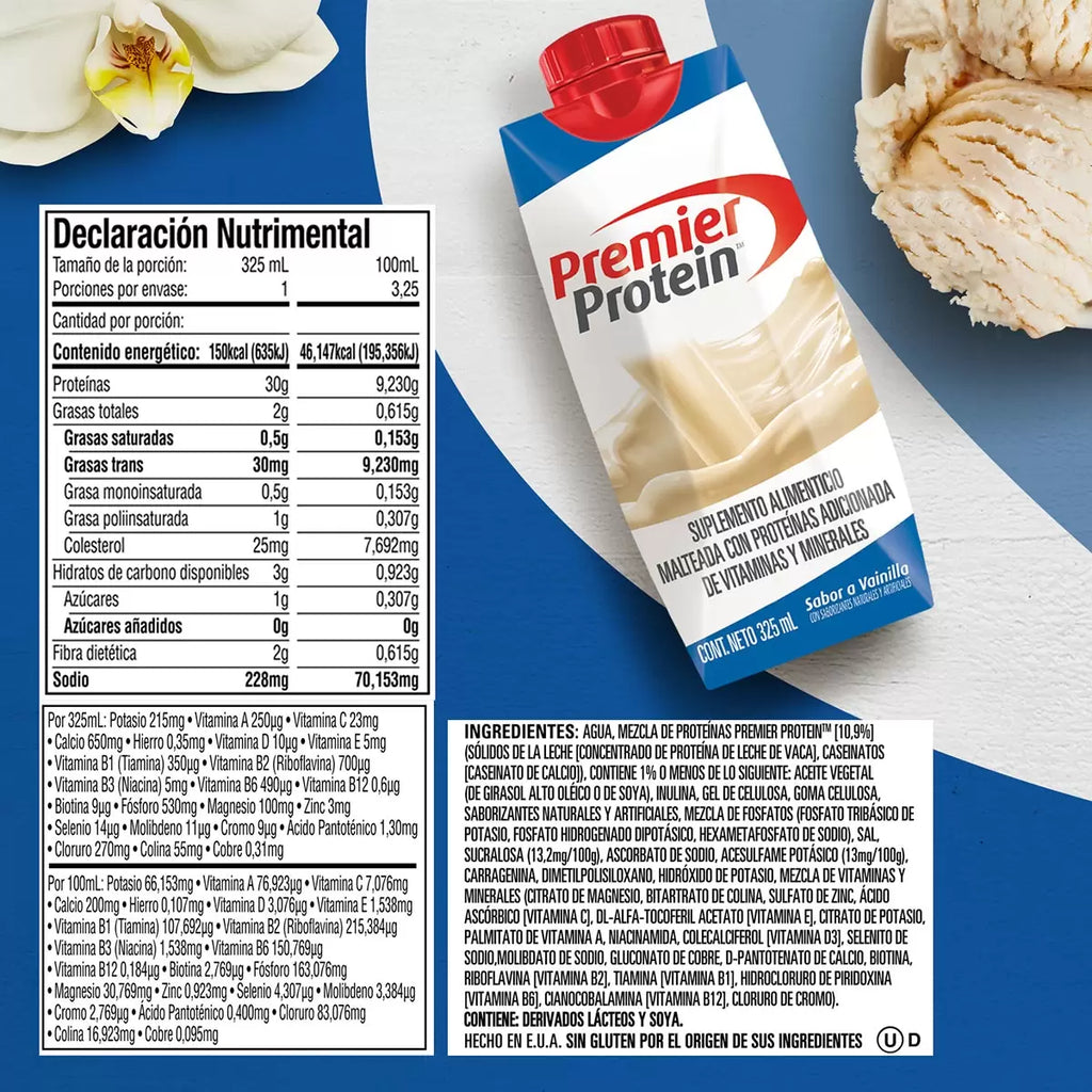 Premier Protein Vainilla 325 ml