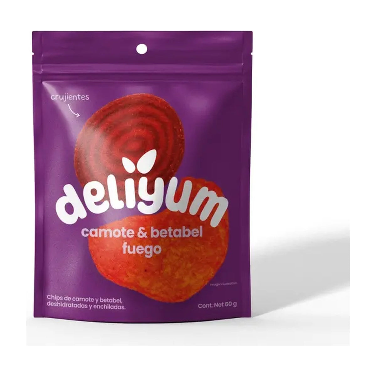 Deliyum Chips Camote & Betabel Fuego 60 g