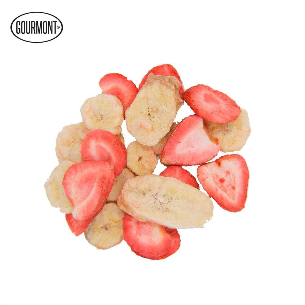 Fruti Crispis Fresa Banana Liofilizados
