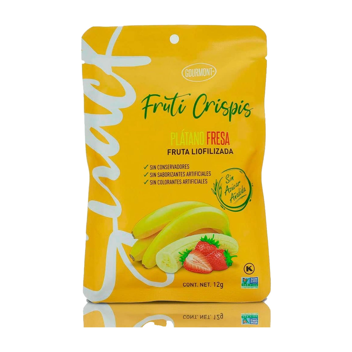 Fruti Crispis Fresa Banana Liofilizados
