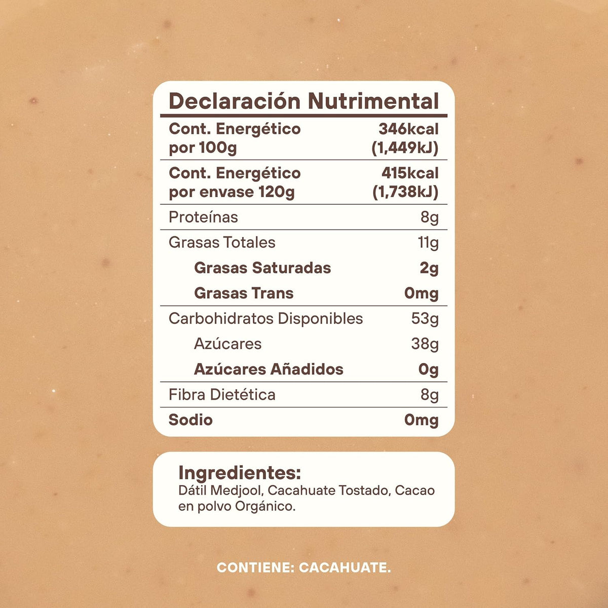 Dat Snack Dátil Peanut Butter