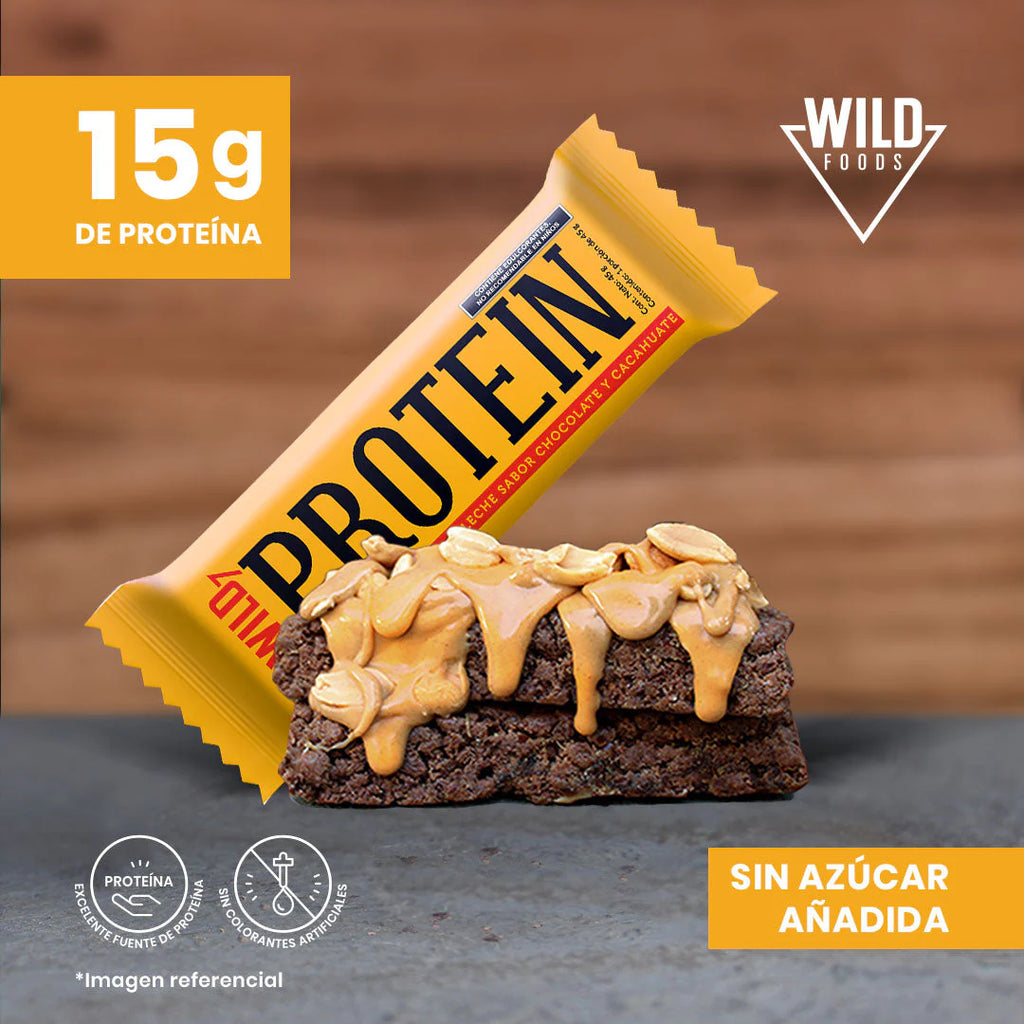 Wild Protein Bar Chocolate - Peanut Butter 45 g - 15 g P