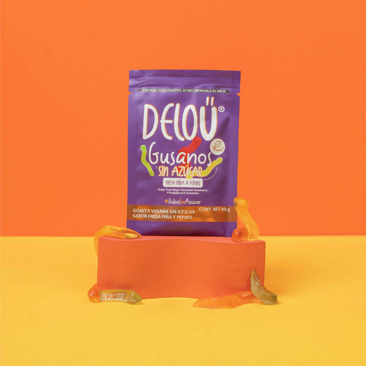 Delou Gummies Gusanos