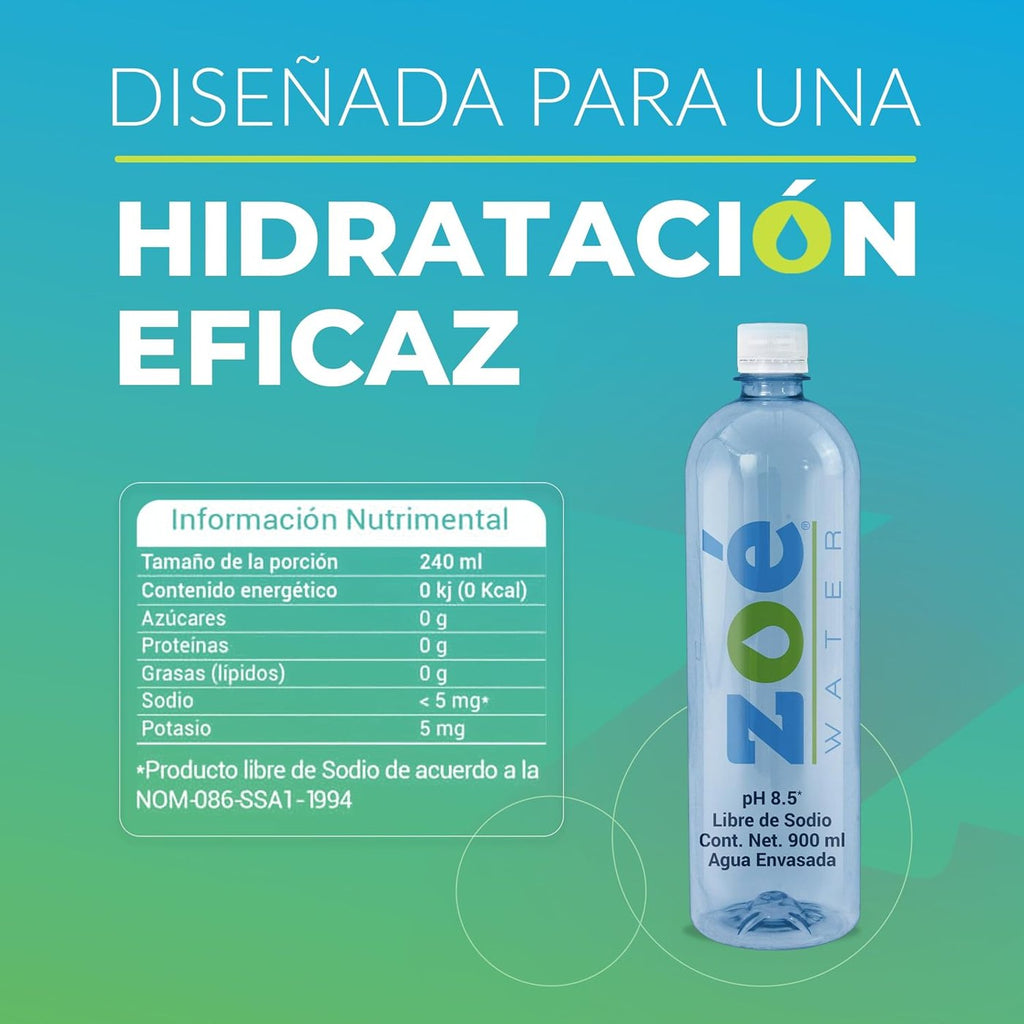 Agua Zoe Alcalina 500 ml