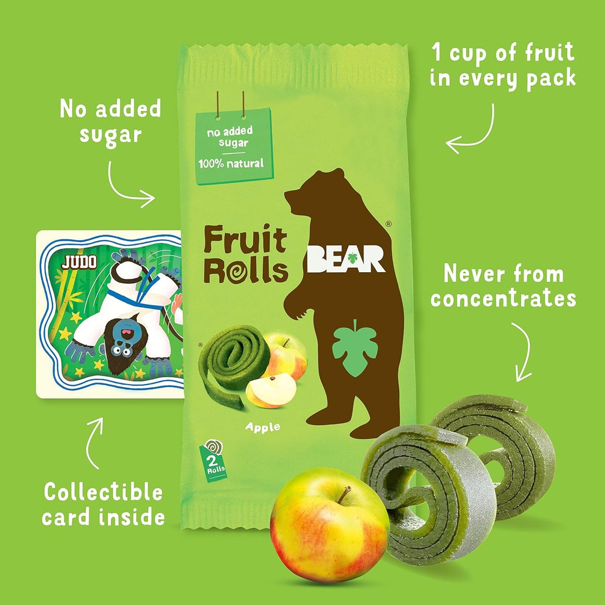 Bear Fruit Roll Manzana