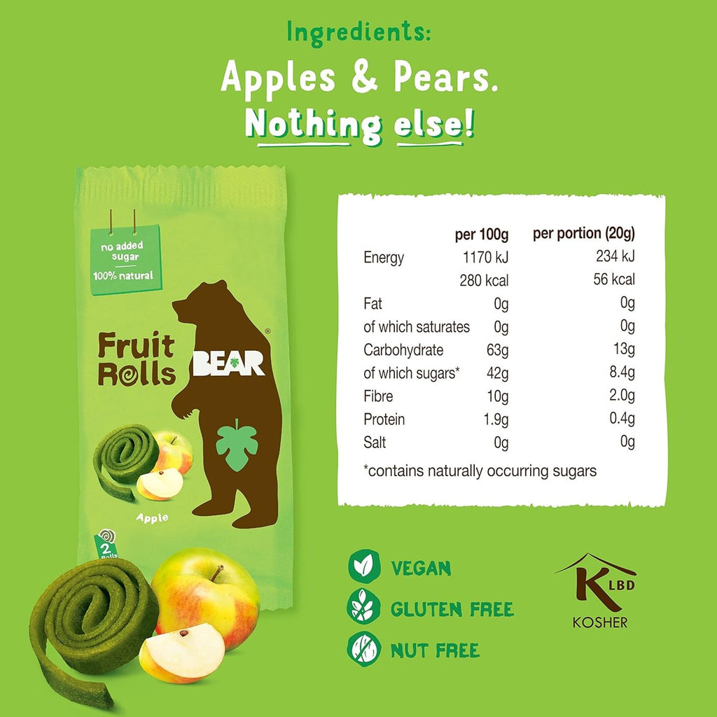 Bear Fruit Roll Manzana