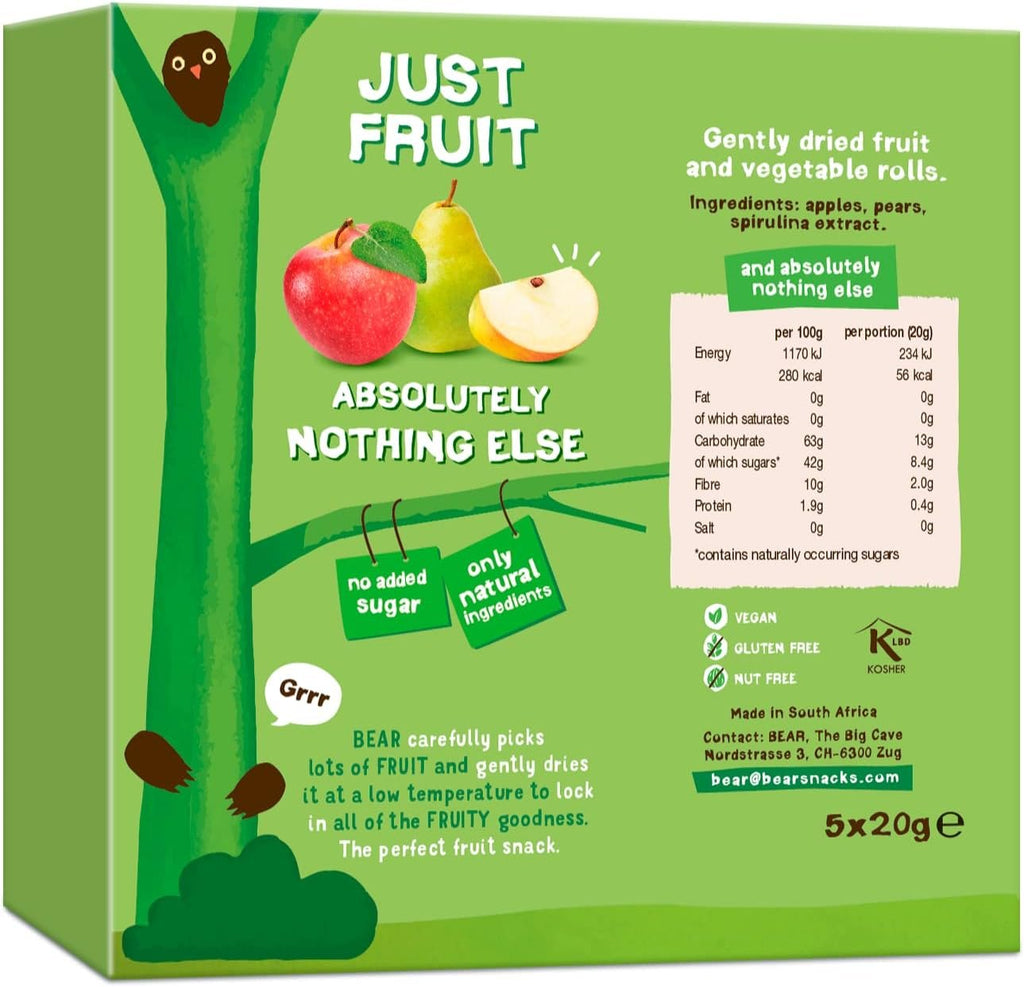 Bear Fruit Roll Manzana