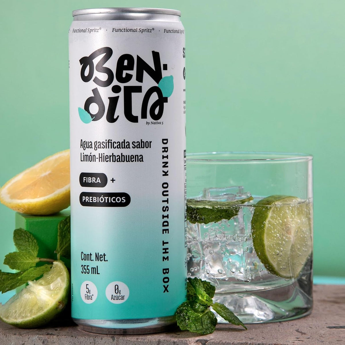 Ben-dita Limón Hierbabuena 355 ml