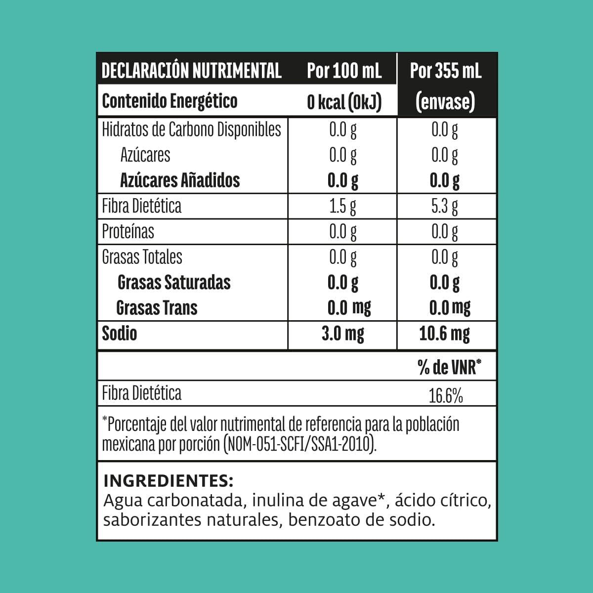 Ben-dita Limón Hierbabuena 355 ml