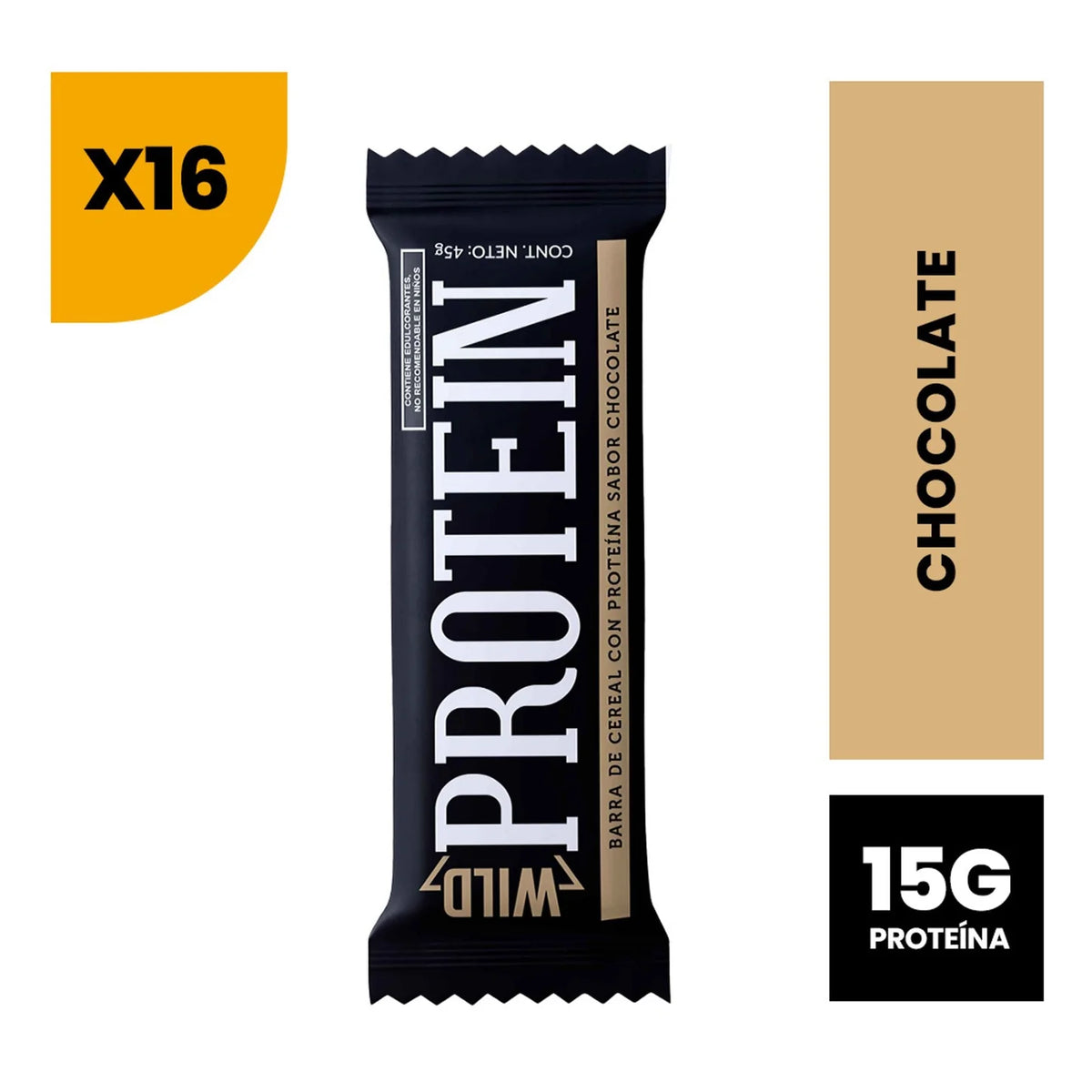Wild Protein Bar Chocolate 45 g - 15 g P