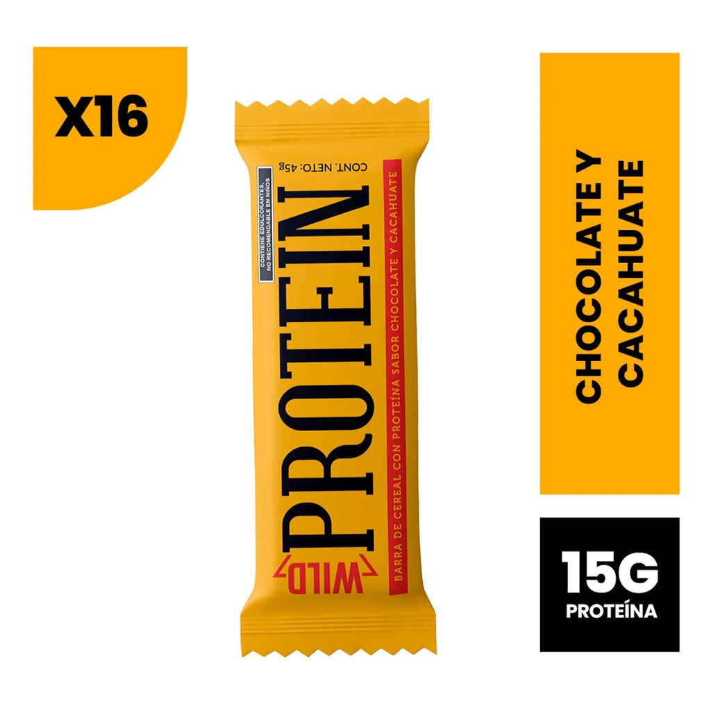 Wild Protein Bar Chocolate - Peanut Butter 45 g - 15 g P