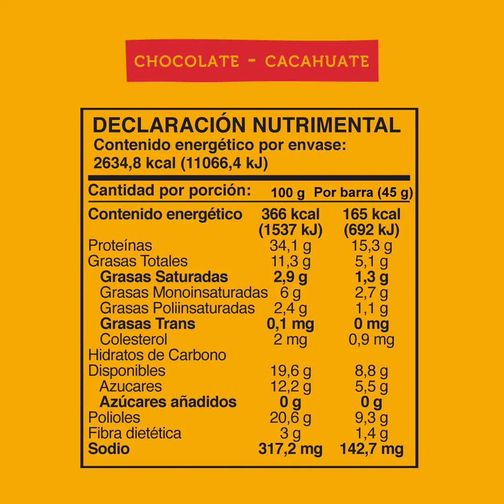Wild Protein Bar Chocolate - Peanut Butter 45 g - 15 g P